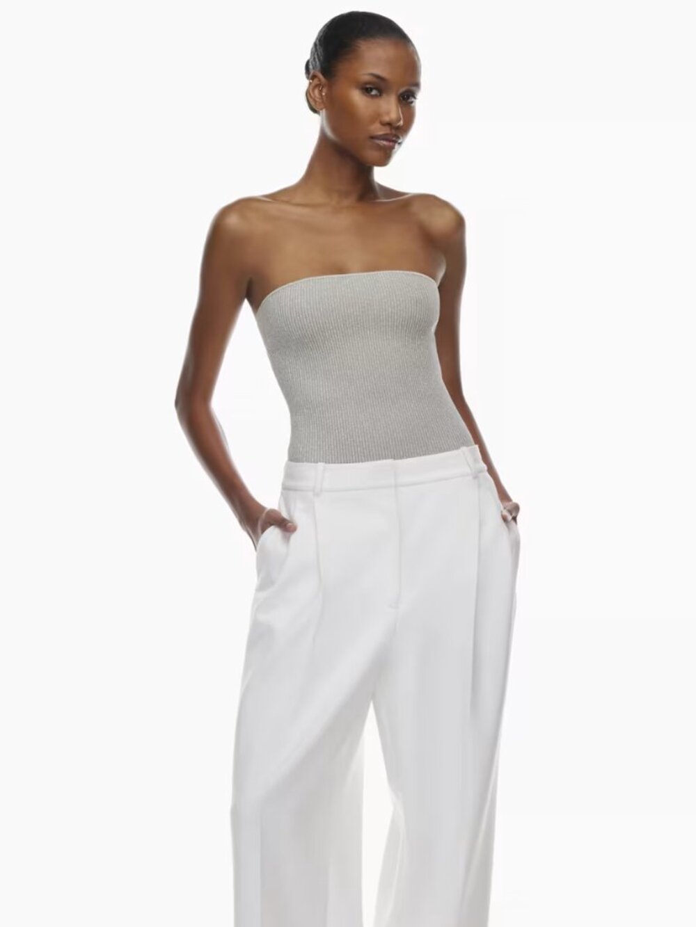 Aritzia Sculpt Knit Rube Top